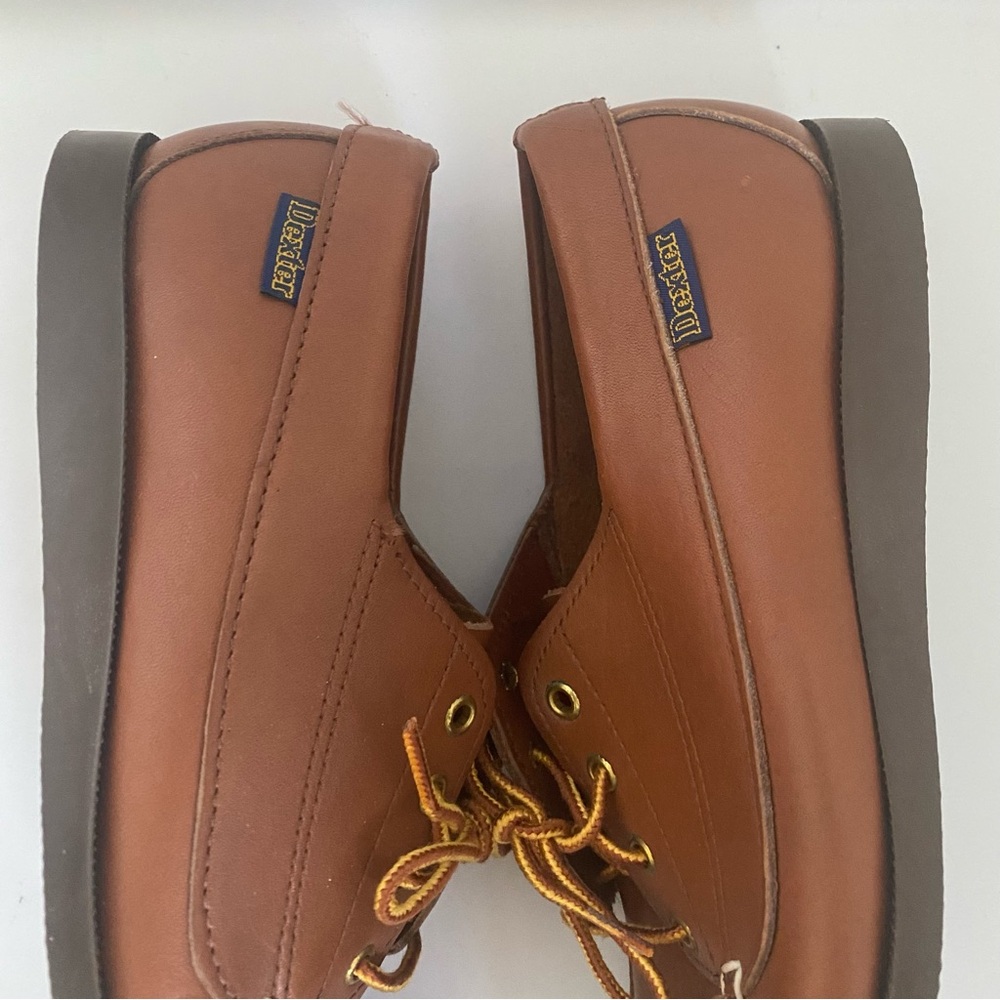 Dexter Leather Blucher Boat Shoes 7.5 - Picture 6 of 11